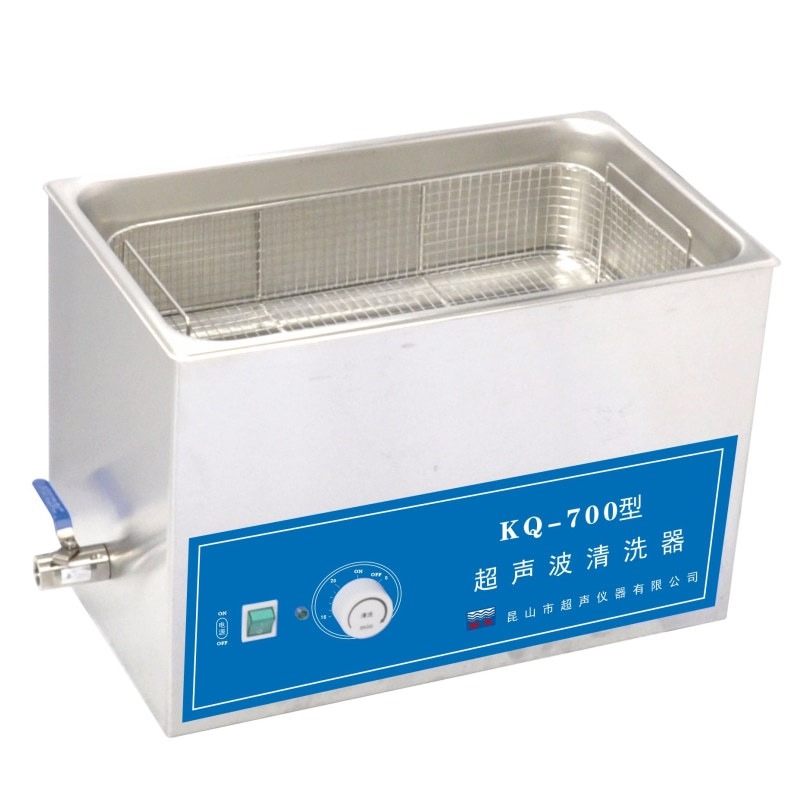 舒美KQ-700型实验室旋钮式台式超声波清洗器清洗机光学电子线路板硅片实验室器皿超声仪