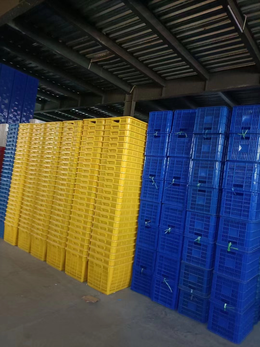 吉奥加大加厚分类长方形商超塑料筐全国发货物流直达