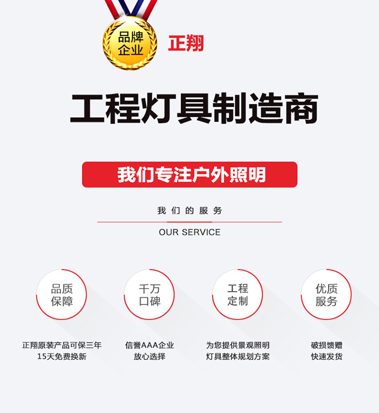 双头市电路灯 10米12米市政道路工程路灯 双臂高低臂路灯厂家 正翔照明示例图1