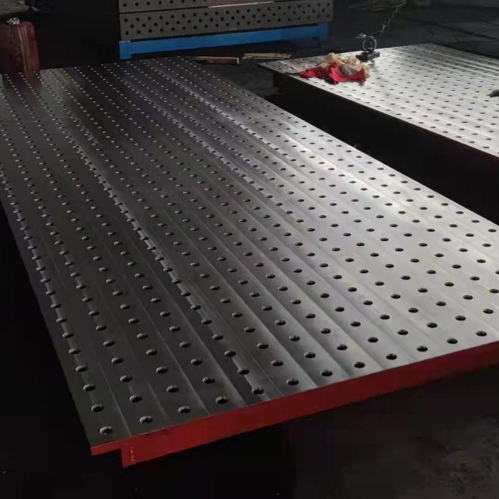 机器人焊接平台 三维柔性焊接工作台 铸铁平台 宝都工量具
