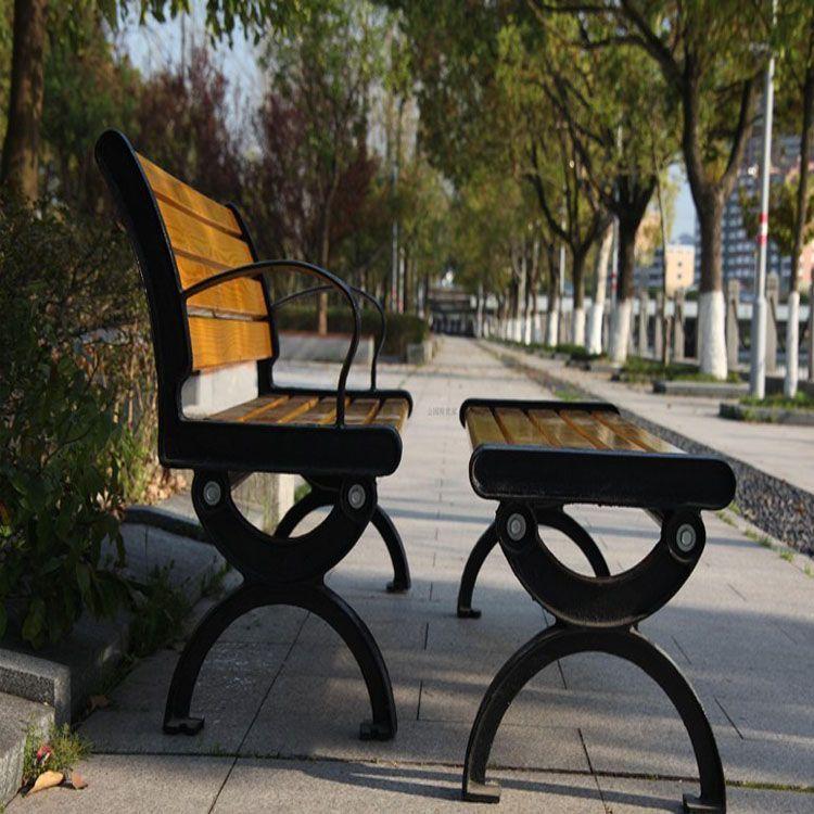公园椅 户外长条休闲坐凳 室外公园椅批发 毕氏款式齐全图片