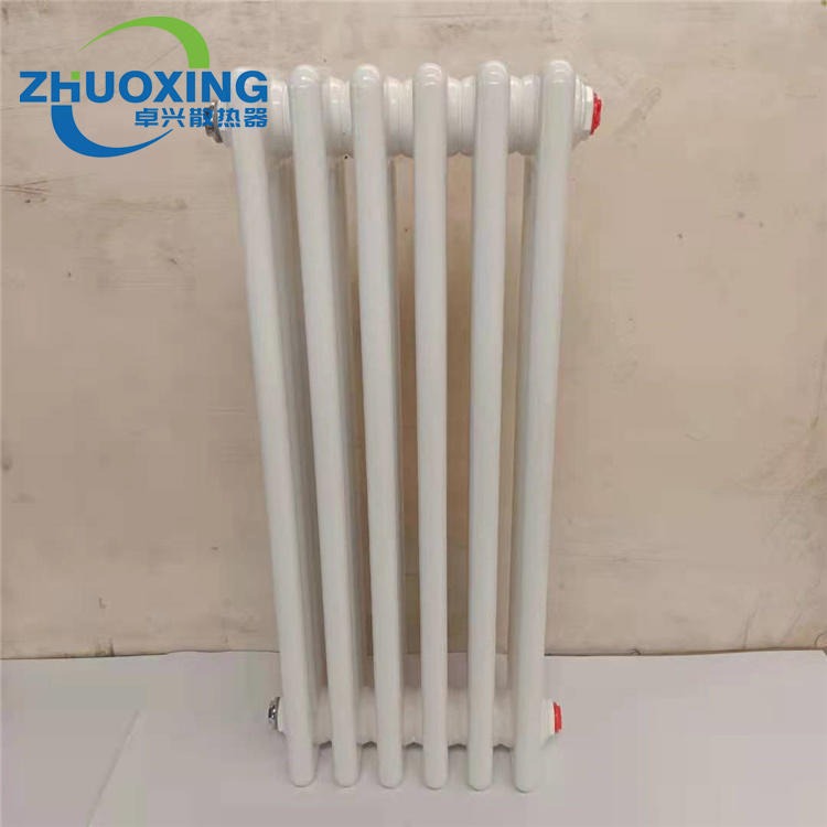 加工定制钢四柱暖气片 立式挂式暖气片钢柱型散热器 低碳钢制散热器