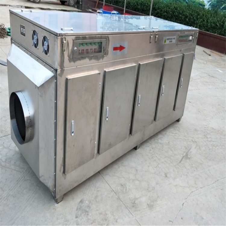 不锈钢光氧净化器 UV光氧废气处理  小型光氧净化机 沧诺环保供应