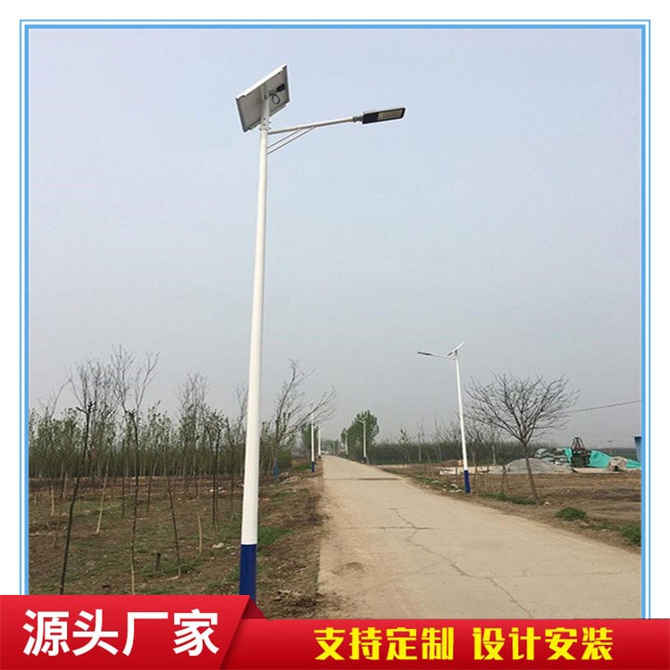 6米锂电太阳能路灯大型厂家 尚博灯饰大容量农村整夜亮灯
