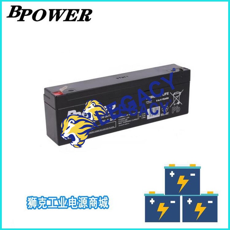 美国BPower蓄电池BPE0.8-12 12V0.8AH医疗设备仪器蓄电池