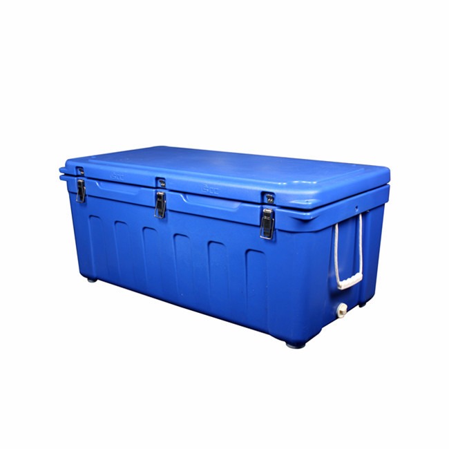 180L滚塑冷藏箱 食品冷藏箱 海鲜配送 适用于生鲜配送图片