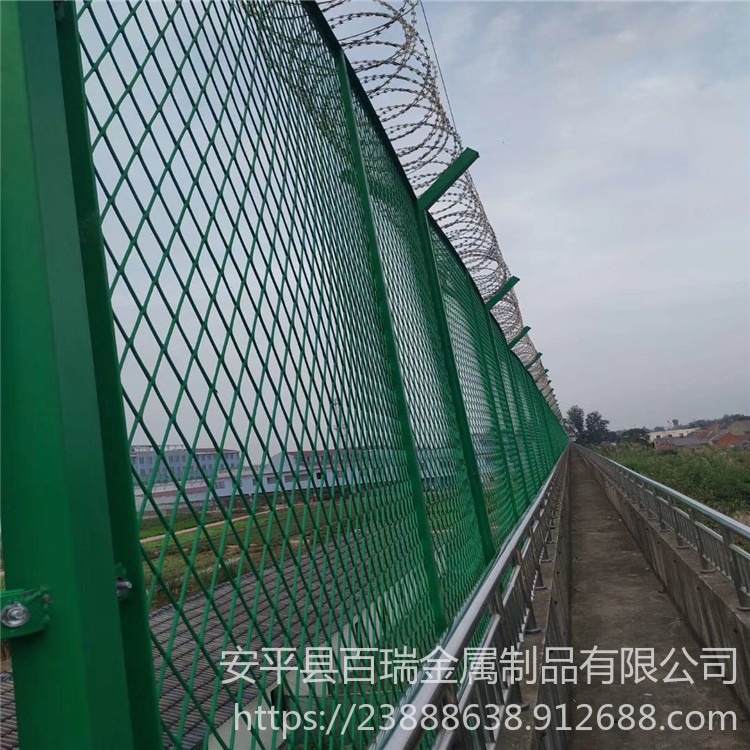 边境护栏 百瑞云南 隔离防护网 边境防护网 刀片焊接网 滚笼