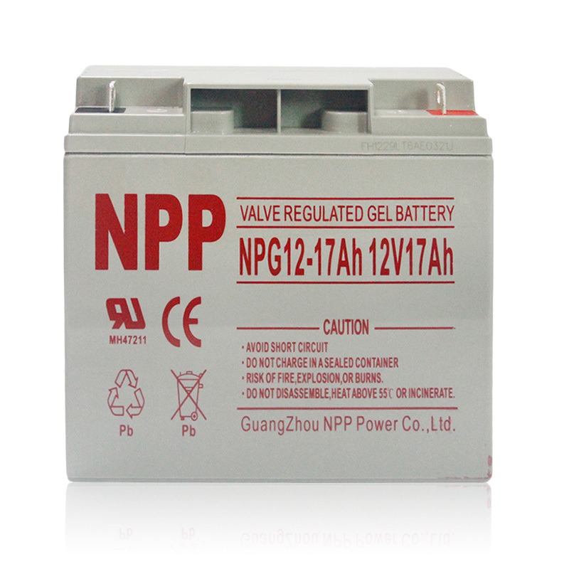 耐普蓄电池NPG12-17 12V17AH UPS/EPS电源 专用胶体电池 西安总代理