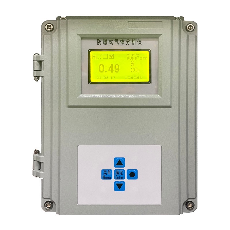 专业研发生产在线氧气测定仪 壁挂式氧气检测仪 在线氧气含量分析仪 诺科仪器NK-100系列可用于反应釜离心机管道气监测