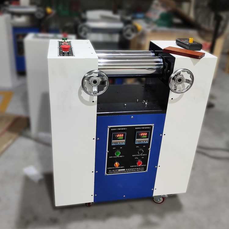 小型硅胶开炼机XL-KLYP1实验室双辊混炼压片机  电热型塑料炼胶机