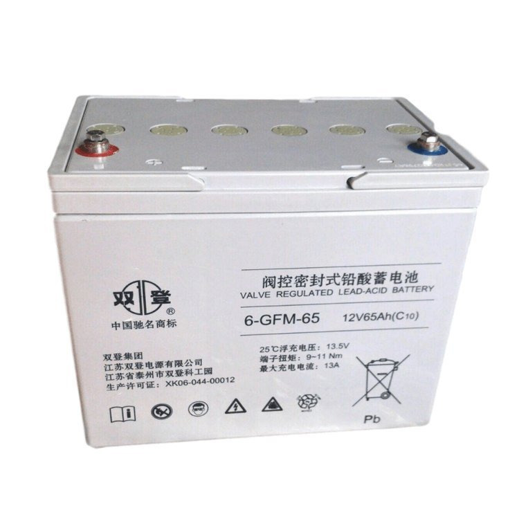 原装现货6-GFM-40铅酸免维护固定型应急电源12V40AH双登蓄电池原厂促销厂家高能纳米长寿命系列