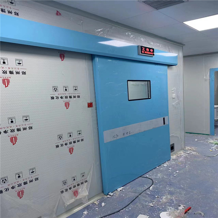 柏樽厂家定制PCR实验室防辐射气密门电解钢板喷塑