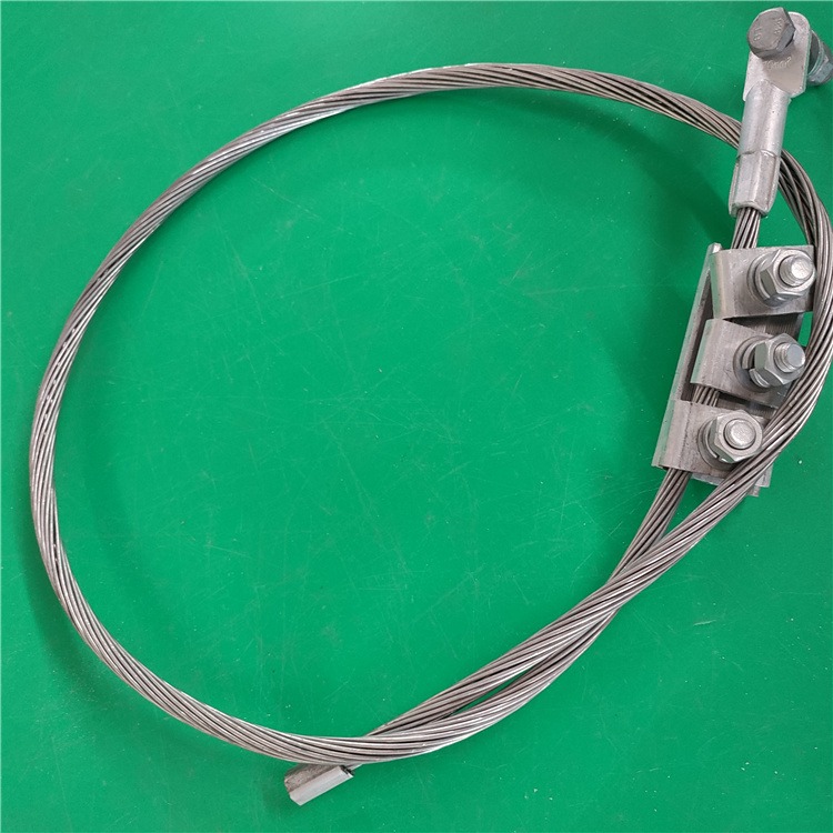OPGW电力金具纯铝接地线 铝绞线并沟线夹夹具 光缆接线端子接地线