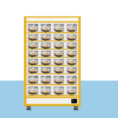 云印P2扫码型加热取餐柜32门盒饭自提柜自动取货柜取货机工厂直销图片