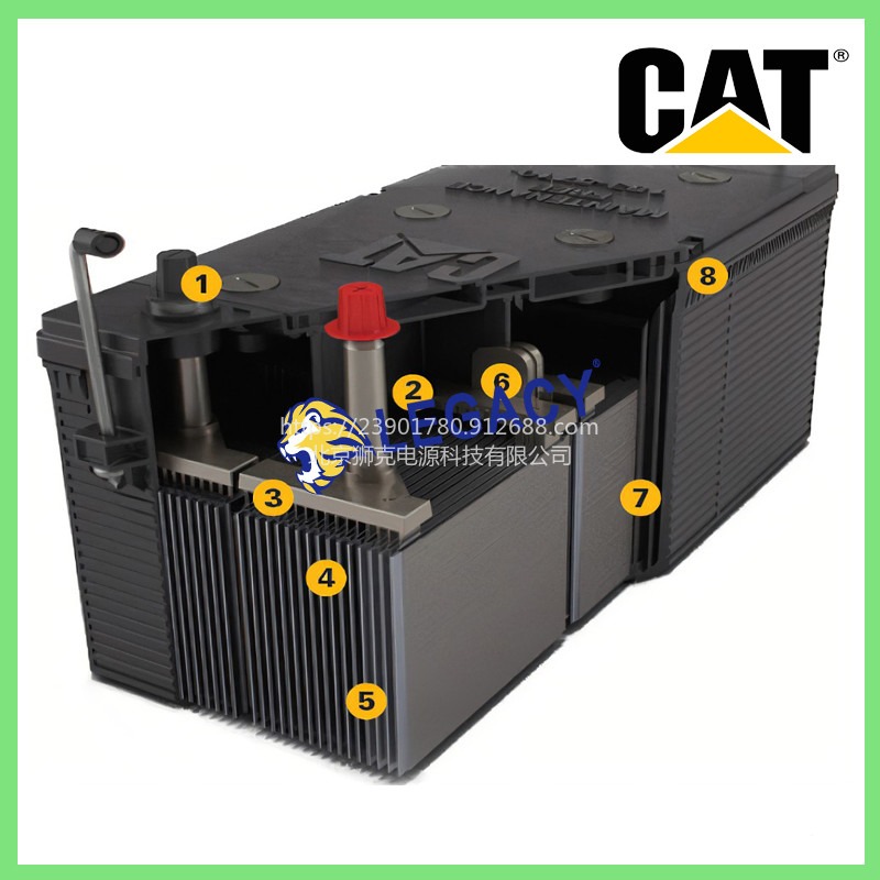 美国CAT蓄电池8C-3620，12V54AH电池-山东销售点