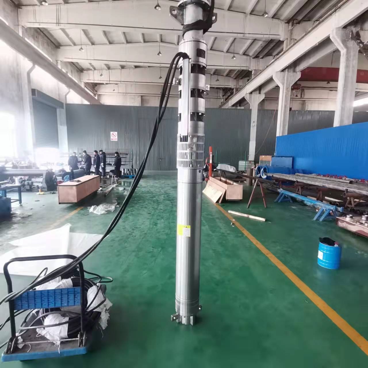天津双河泵业 河道取水 潜油电泵 水润滑免维护 支持调频