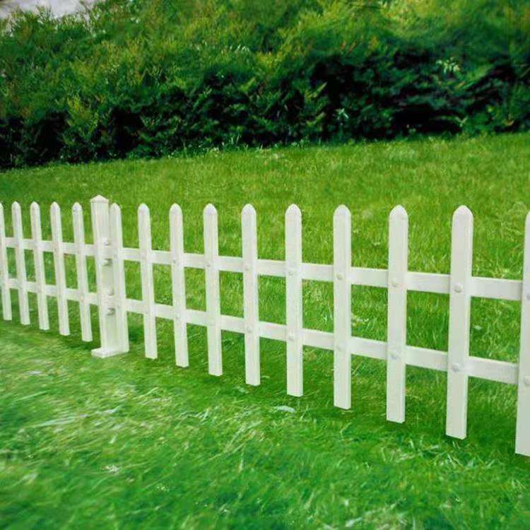 PVC塑钢绿化带 花园隔离栏 学校草坪护栏 阿闯金属制品图片