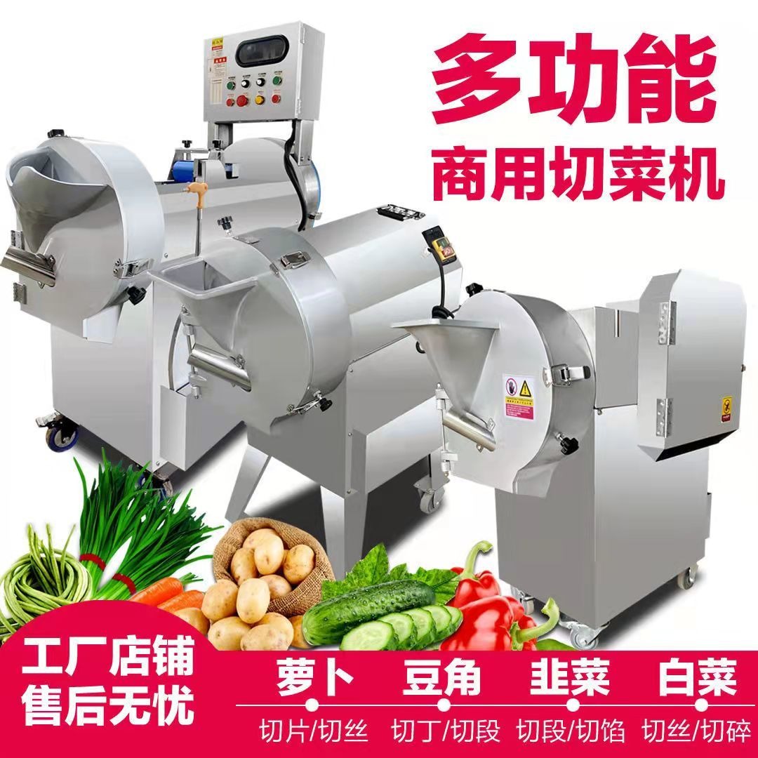 金言801型商用切菜机 蔬菜切片切丁切丝切段一体机 多功能商用切菜机