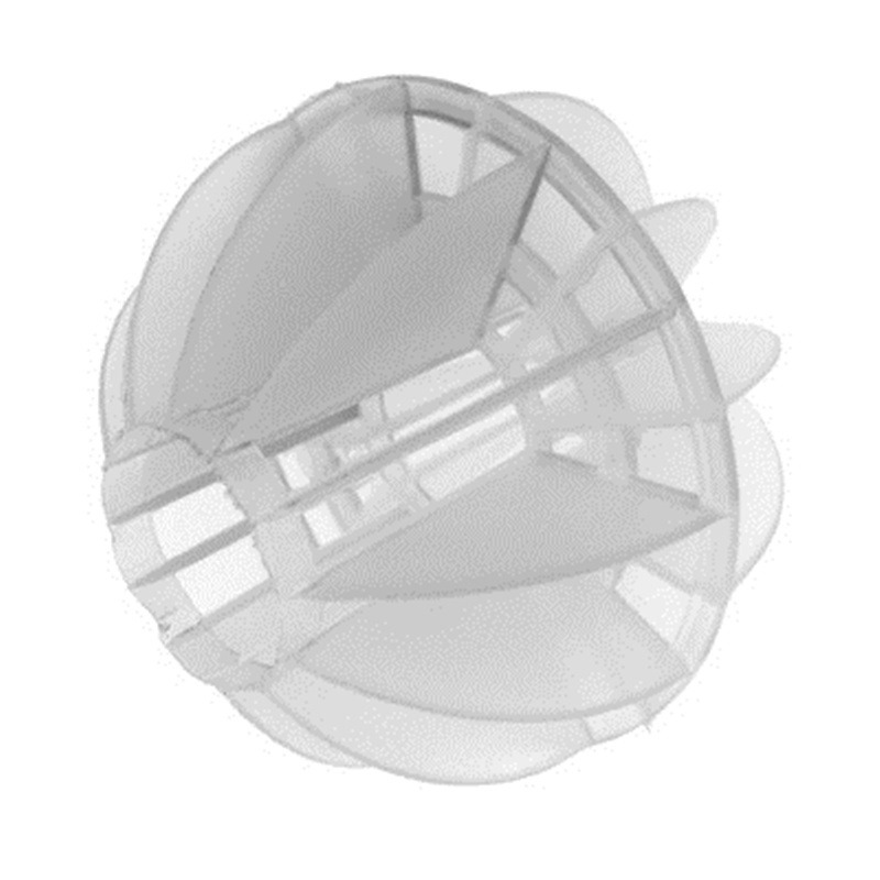 除氧气环保设备多面空心球 明阳PP叶片空心球 充分解决气液交换