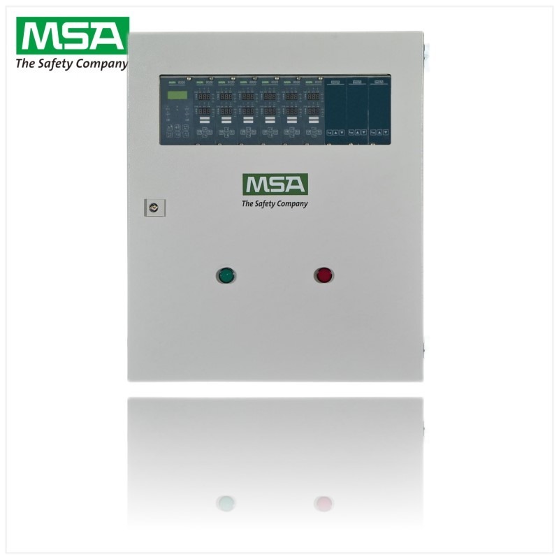 MSA梅思安8020壁挂式机箱R10 18通道 可燃性有毒气体报警控制器主机
