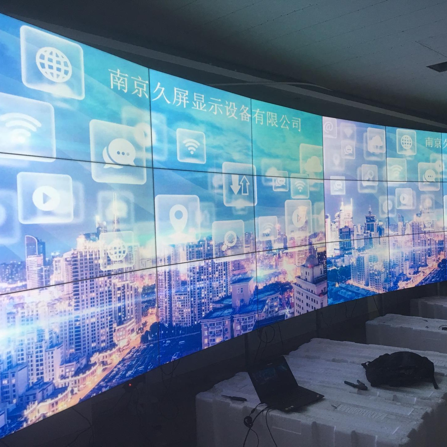 安徽拼接屏厂家 阜阳 55寸液晶拼接屏 LCD大屏幕显示 拼接大屏 久屏显示