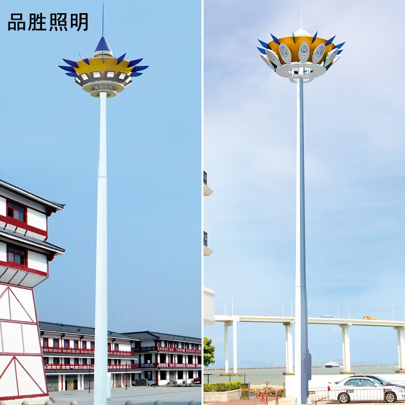 内蒙古高杆灯 20米25米升降高杆灯价格 高度可定制 品胜照明图片