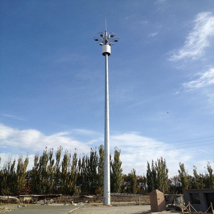 泰翔设计制作4G通信角钢塔 4G通信单管塔钢结构  美化单管塔价格  质保30年