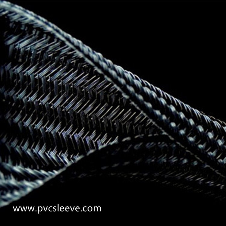 PET自卷线束保护套 电线电缆编织网管 易于引线操作 良好的伸缩性 弹力性及耐磨性