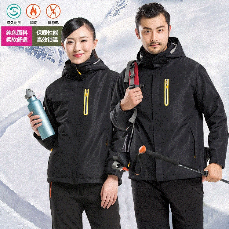 新款秋冬季三合一冲锋衣 两件套可拆卸运动户外登山服滑雪冲锋衣