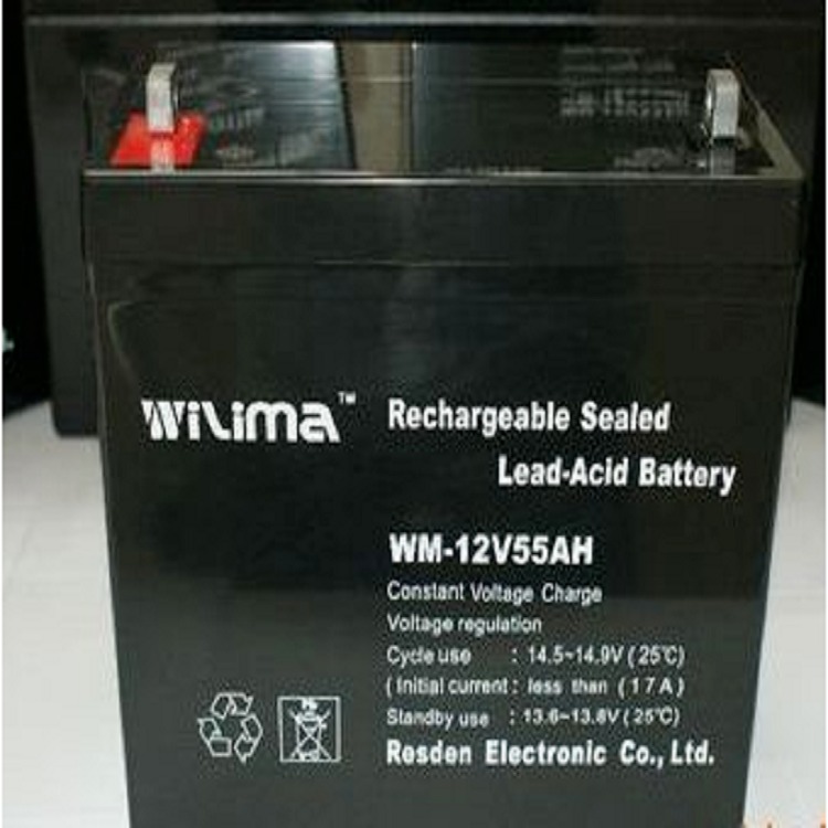 Wilma威马蓄电池WM12-55AH厂家直销12V55AH直流屏UPS配套