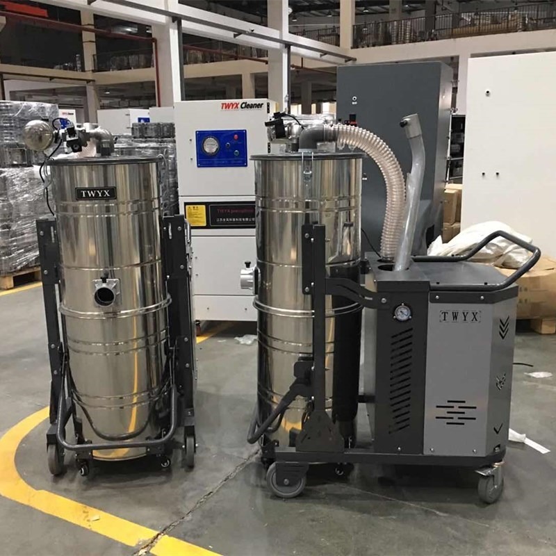 地坪粉尘吸尘器SH-7500环氧树脂粉尘吸尘器 移动式工业用7.5KW脉冲旋风吸尘器全风图片