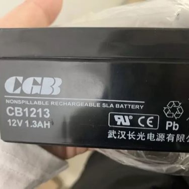 长光蓄电池CB1213 CGB电池12V1.3AH 安防 应急照明 电梯用电池