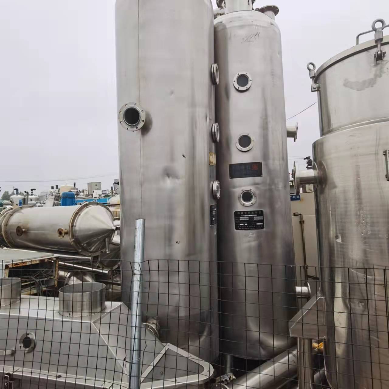 加工定制 二手强制循环蒸发器  二手污水蒸发器 二手单效蒸发器 梁山嘉运 厂家直销