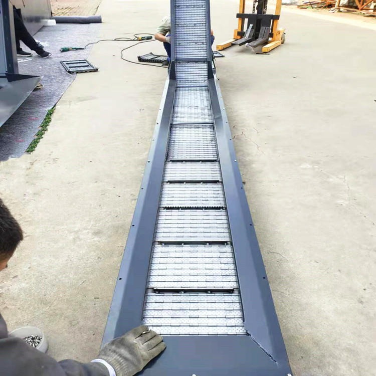 大连850机床链板式排屑机 鑫姆迪克定做大连车床自动排屑器图片
