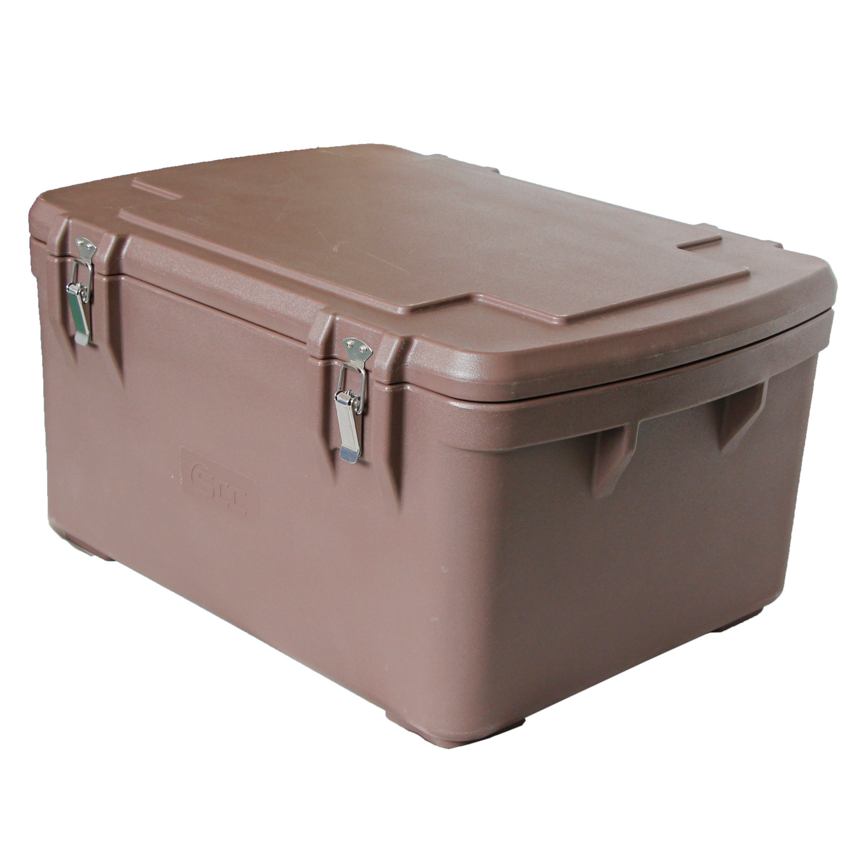SCC保温箱移动盒饭滚塑箱食品保温箱送餐箱食堂熟食饭菜保温箱咖啡色90L