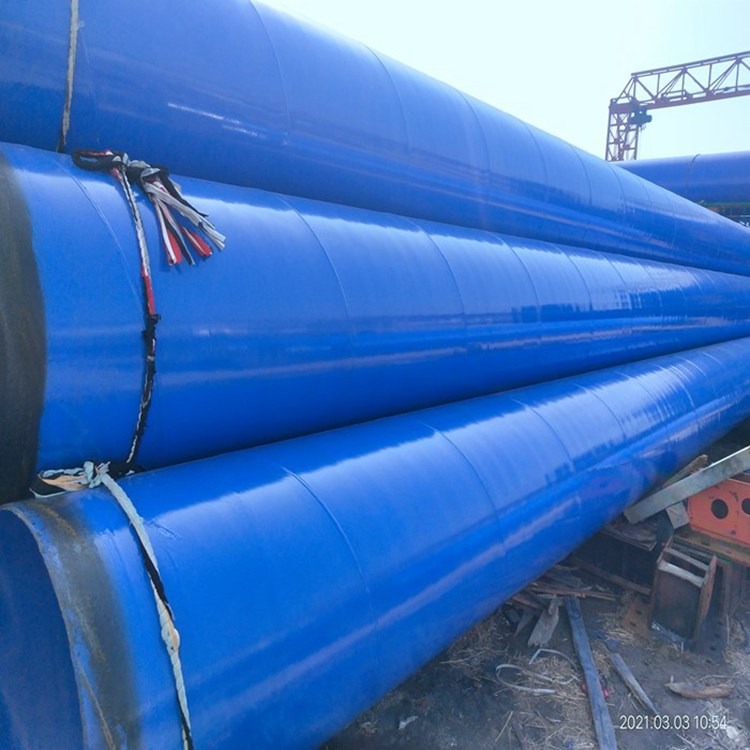 友通管道 环氧树脂给水钢管 大口径埋弧焊接内外衬塑钢管 DN800钢管装备基地
