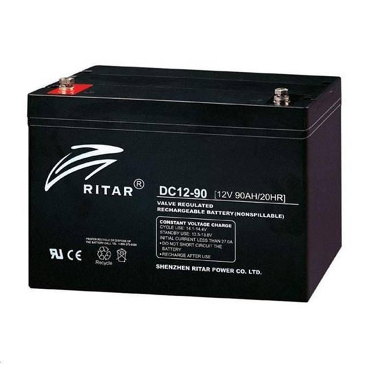 RITAR蓄电池RA12-45瑞达12V45AH免维护容量足