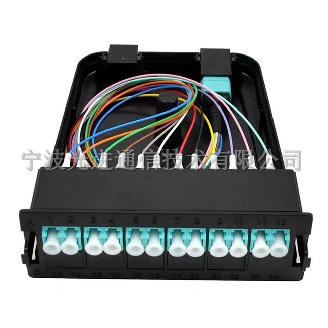 72芯MPO光纤配线箱光进通信MPO光纤配线架内部图片MTP光纤配线架分类图片
