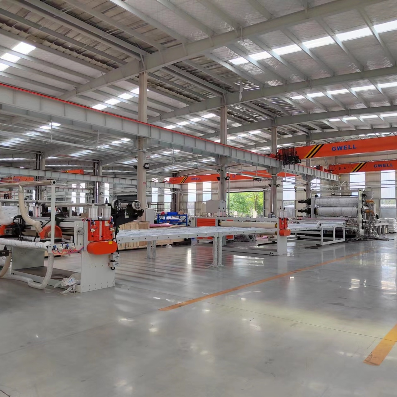 金韦尔PP阻燃板材生产设备 用于新能源储能领域