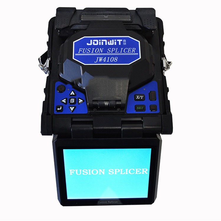 上海嘉慧 JW4108SM光纤熔接机 三合一夹具监控FTTH宽带皮线跳线热熔图片