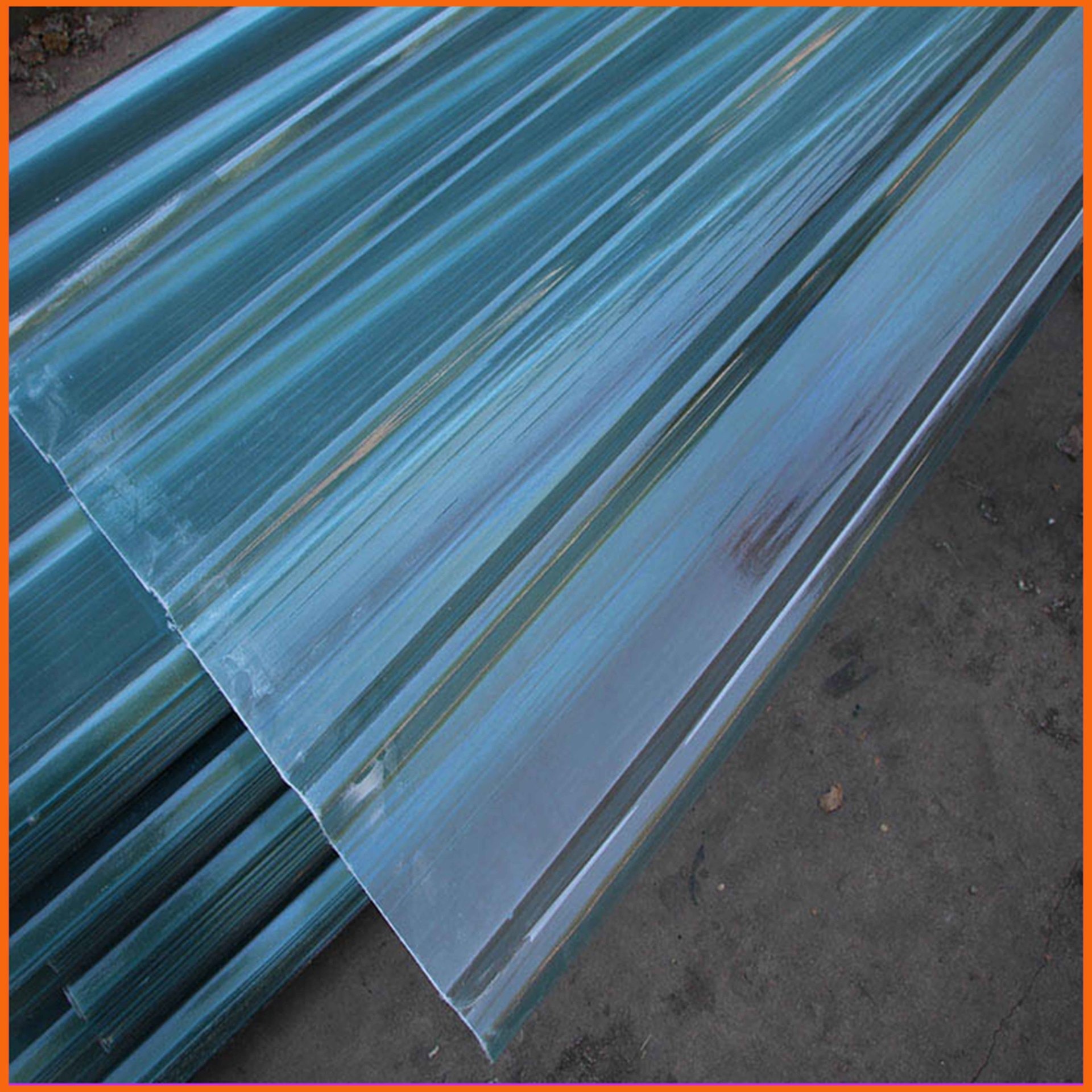 渭南玻璃钢压型板 一级阻燃采光带 FRP透明采光瓦生产厂家