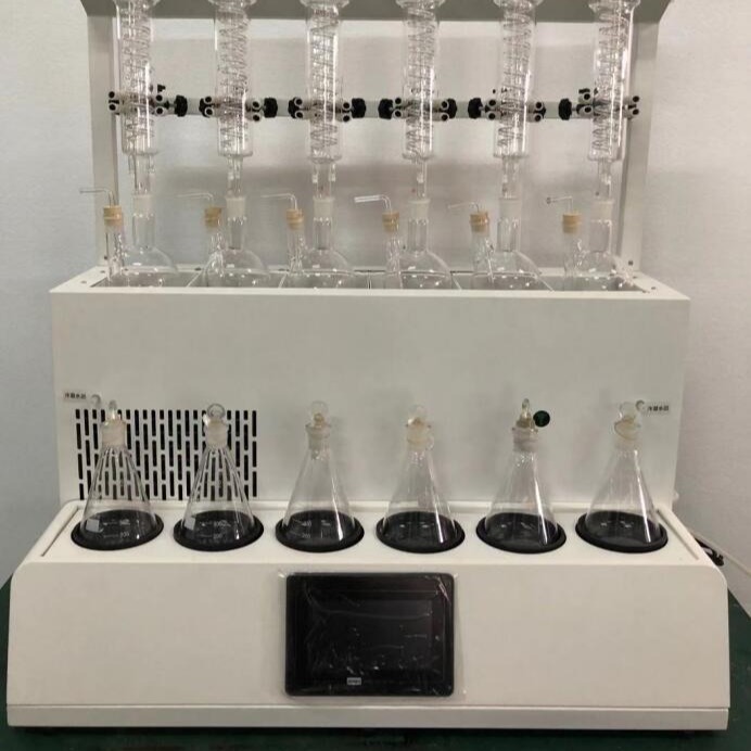 氨氮废水蒸馏装置 氨氮国标测试蒸馏装置 氨氮含量测定仪 GY-ZNZLY-6图片