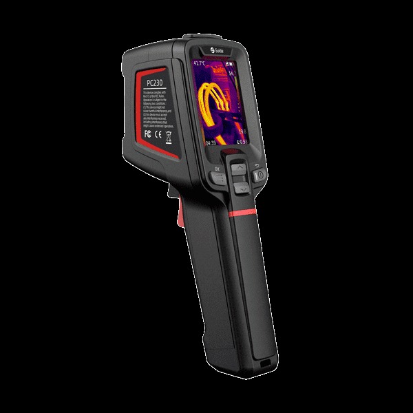 高德PC230红外热成像仪工业测温热成像自动对焦的手持测温热像仪