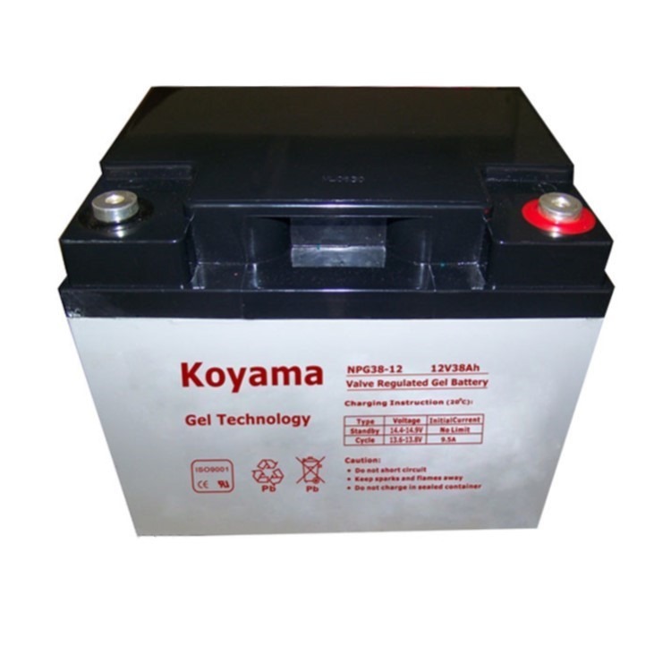 Koyama蓄电池NP38-12 12V38AH消防 交通 太阳能系统