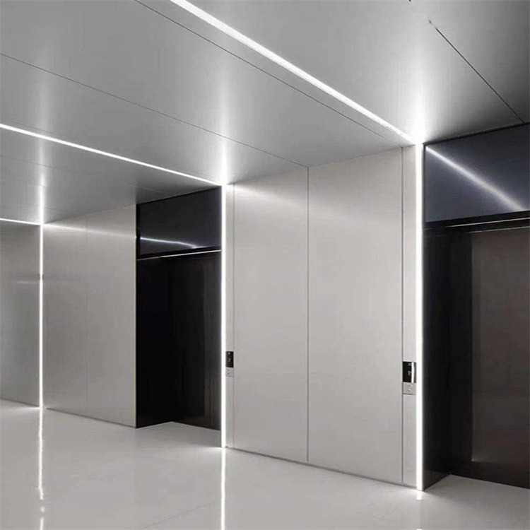 中腾铝业 室内幕墙氧化拉丝铝板 4S店墙面阳极氧化铝单板