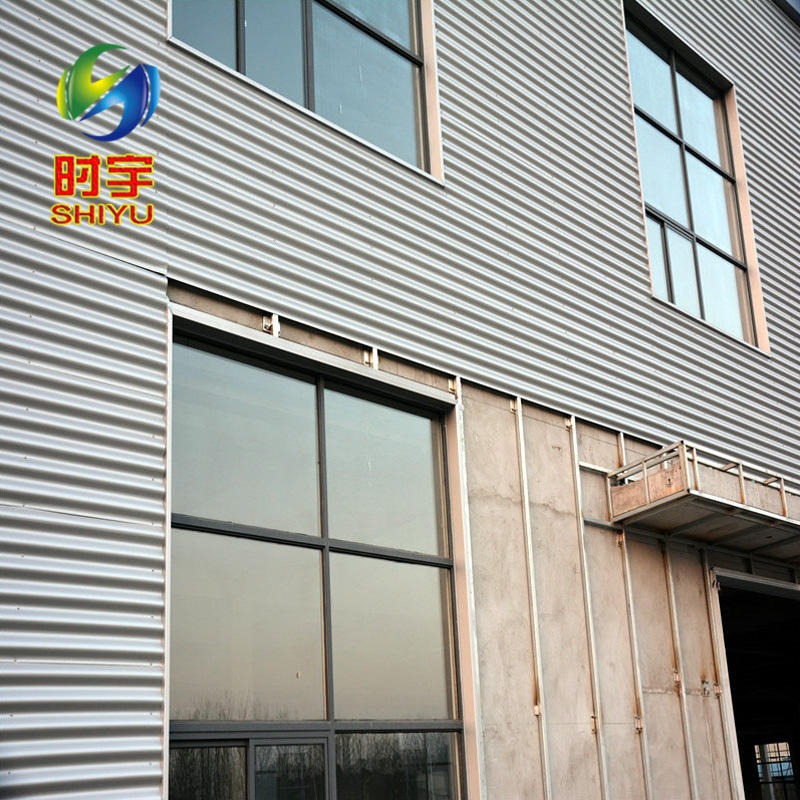 时宇 钢结构厂房金属墙面板 YX18-76-836横铺装铝镁锰波纹板