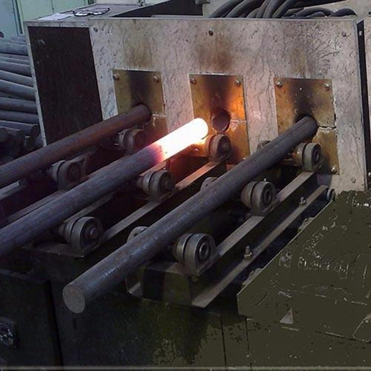 盈磁 圆钢调质生产线-采用感应加热在线热处理技术-好评 圆钢加热中频炉 圆钢感应加热设备