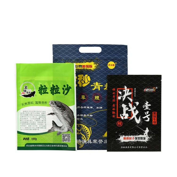 旭彩塑业专业定制 鱼饲料袋 渔业饲料袋 鱼饵包装袋 鱼粮食品包装袋