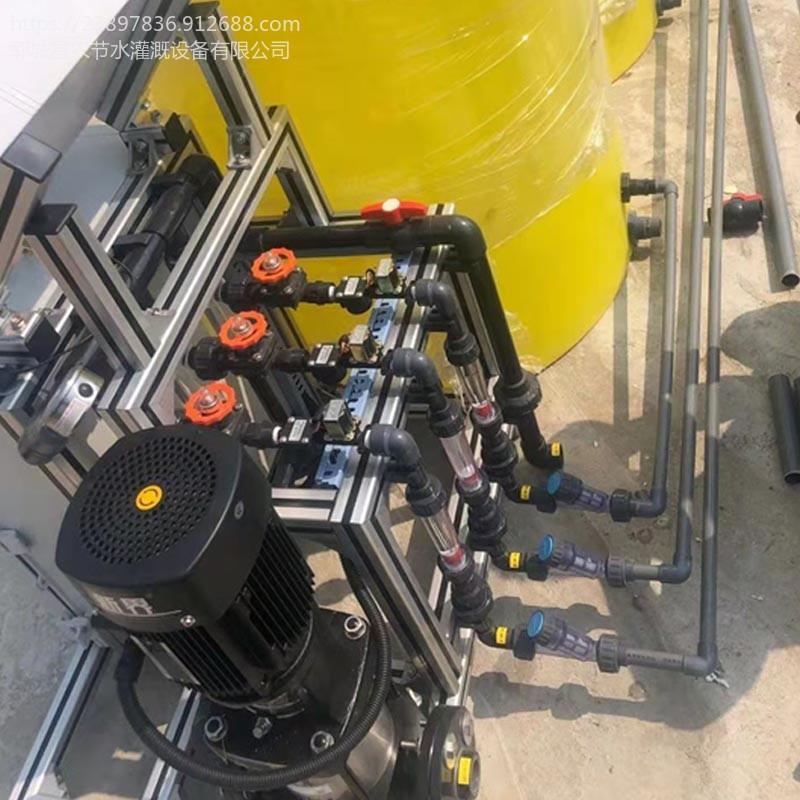 齐鲁节水厂家直发全自动水肥一体化比例施肥机 远程控制自动精量施肥机器
