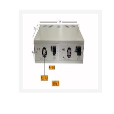 14槽光纤收发器机14槽银黄色机框 2U双电源台式直插机架 型号:SG42-CLX-JJ142C 库号：M397247图片